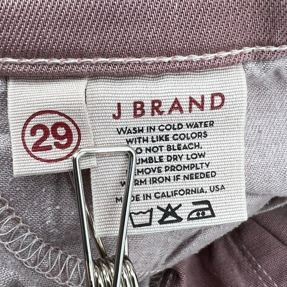 J Brand Super Skinny Mid Rise Mauve Jeans Size 29 Women's - Picture 4 of 7